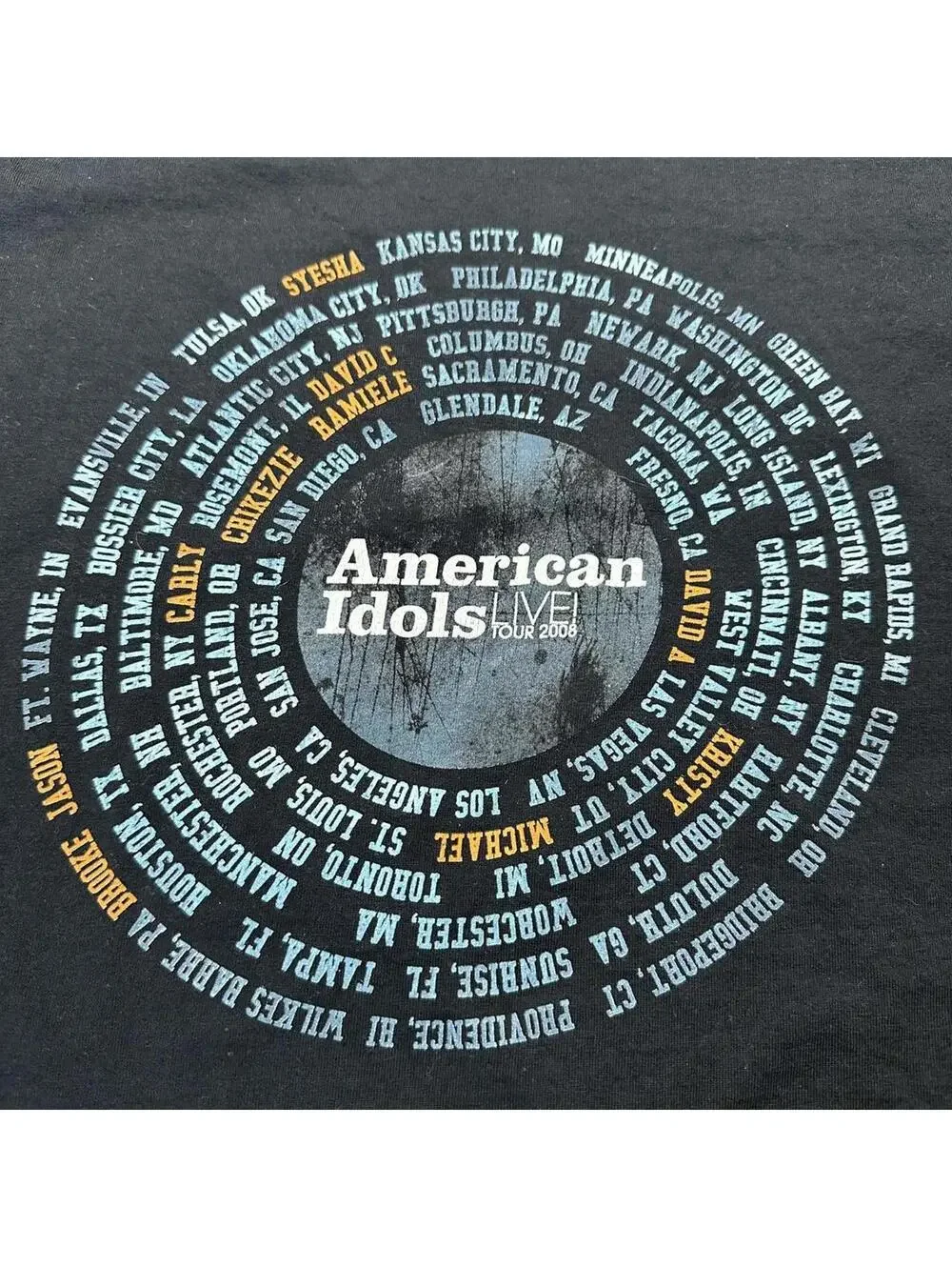 American Idols Live Tour 2008 T-Shirt (M)